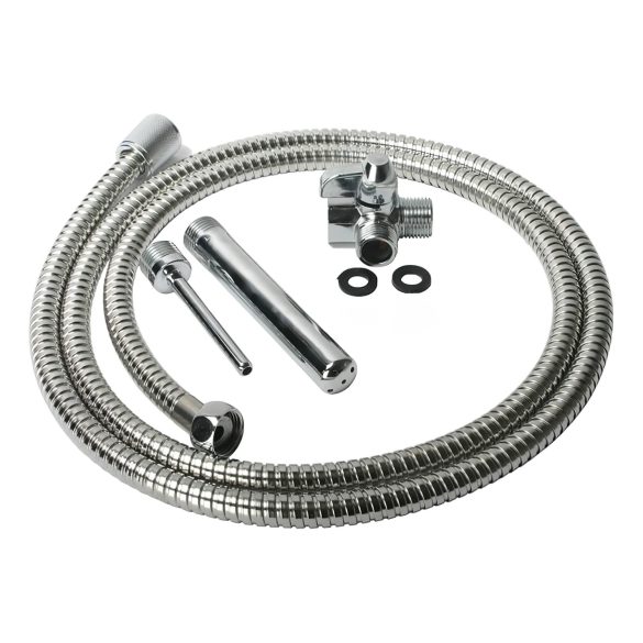 Douche-Injectieset - aluminium intieme doucheset (zilver)