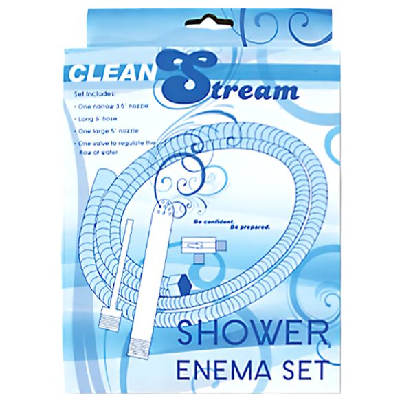 Shower Enema - aluminium intieme doucheset (zilver)