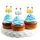 Glittaretti - borstenkaars set (3 stuks)