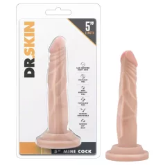   Dr. Skin 5 - realistische dildo met zuignap - huidkleur - 14,5 cm