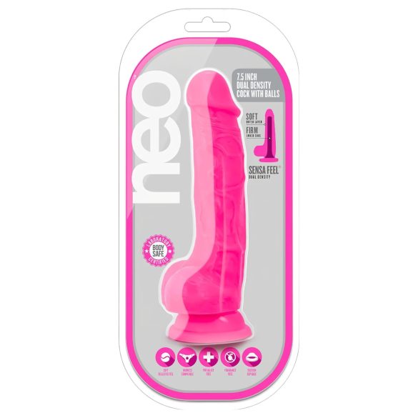 Blush Neo – Dildo met zuignap – 19 cm (roze)
