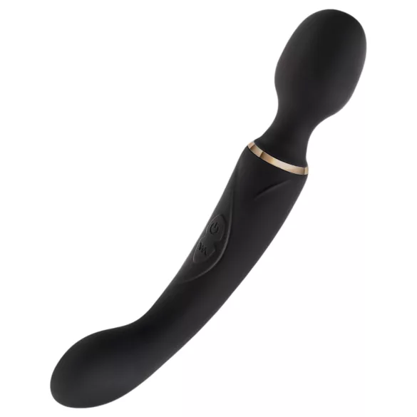 Blush Lush - 2-in-1 wand- en G-spot vibrator (zwart)