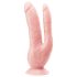 Dr. Skin 8 - natuurlijke dubbele zuignap dildo