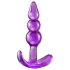 B Yours - paarse anale plug met bolletjes