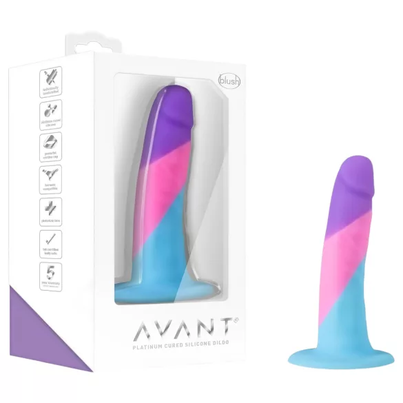 Avant - dildo met zuignap - kleurrijk