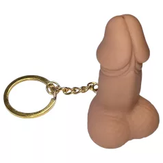 Diverty - penis sleutelhanger - naturkleur