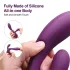 Engily Ross Bacall 2.0 - vibrator met clitorisstimulator en G-spot - paars