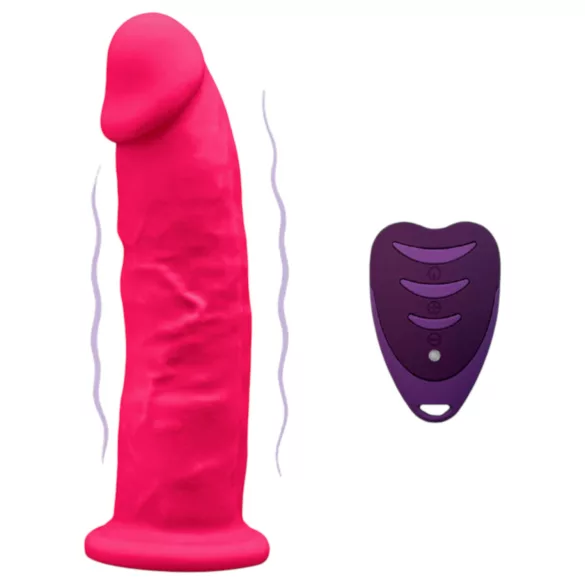 Silexd - vibrator met zuignap - afstandsbediening - siliconen - roze