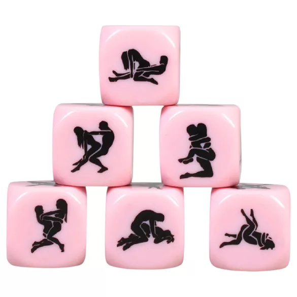 Secret Play - Kamasutra seksstandjes-dobbelsteen (roze)