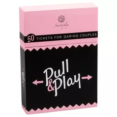   Secret Play Pull & Play - erotisch kaartspel voor koppels (50 kaarten) - in 7 talen