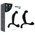 Addicted Toys - prostaat- en perineummassager (zwart) - 11,3 cm