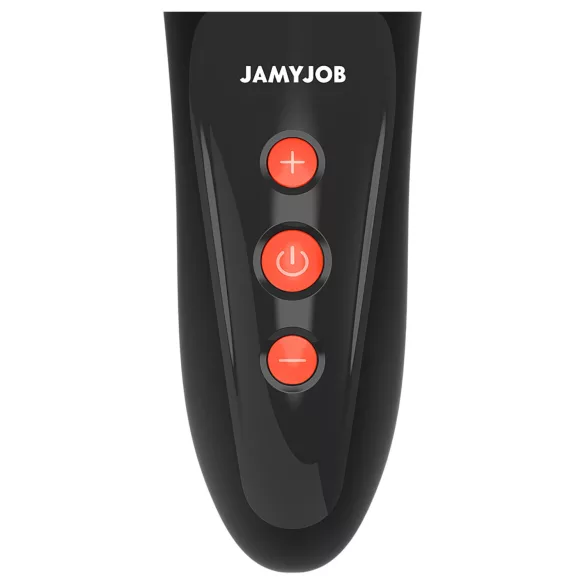 JamyJob - pulserende eikel vibrator - zwart
