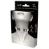 Coquette - choker met strasstenen - hart hanger - zwart