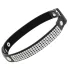 Coquette - choker met strasstenen - hart hanger - zwart