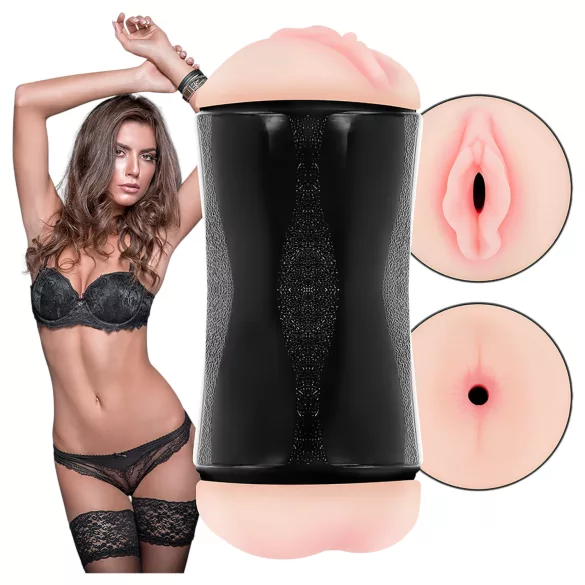 JamyJob - masturbator vagina en anus - realistisch - huidkleur