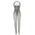 Subblime 951788 - diep uitgesneden net catsuit - (zwart) - S-L