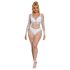 Subblime 952396 - glinsterende jumpsuit met strass - (wit) - S-L