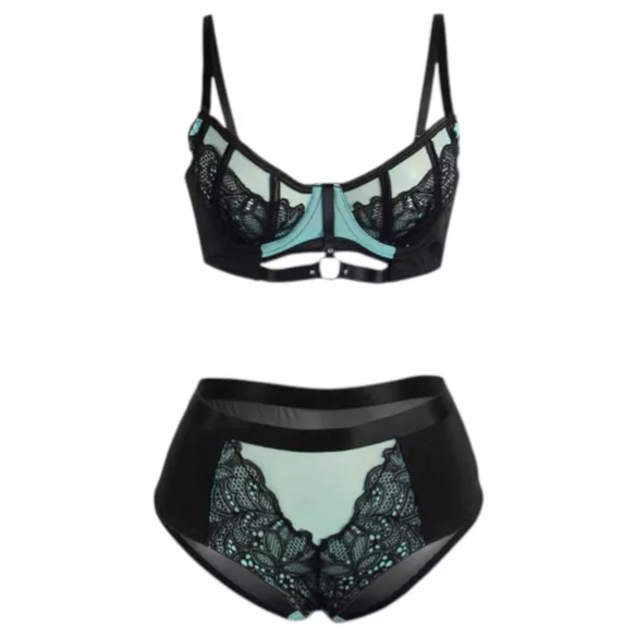 Subblime - kanten lingerie set - 955564 (zwart)