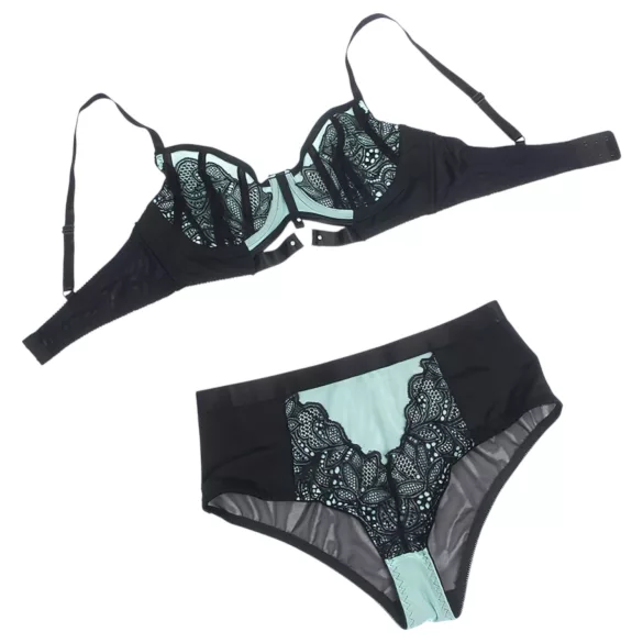 Subblime - kanten lingerie set - 955564 (zwart)