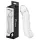 Addicted Toys - penis sleeve met ballenring - transparant - 27 cm