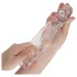 Addicted Toys - penis sleeve met ballenring - transparant - 27 cm
