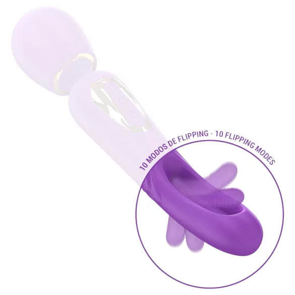 Intense Christy - clitoris vibrator met bewegende tong - paars