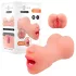 Intense Deep Touch Riley - masturbator - realistische mond en vagina - huidkleur