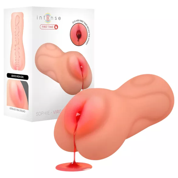 Intense First Time Sophie - levensechte maagdelijke kunstvagina-masturbator (natuurkleur)