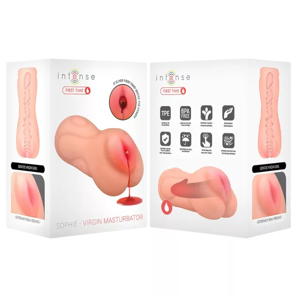 Intense First Time Sophie - levensechte maagdelijke kunstvagina-masturbator (natuurkleur)