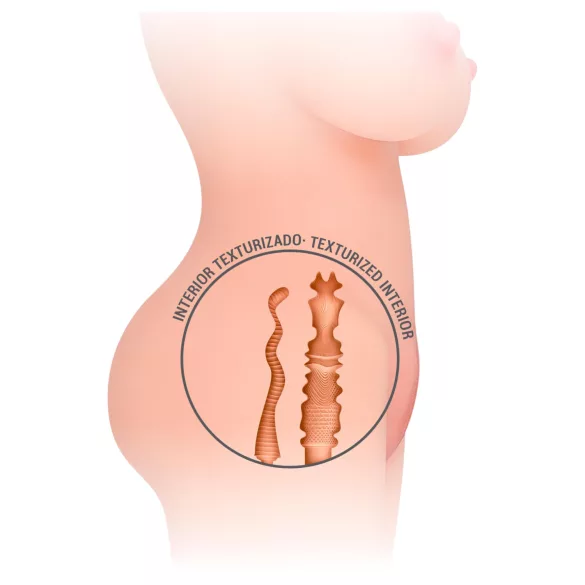 Intense Deep Touch Jesse - masturbator torso - realistisch - huidkleur