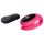 Virgite - draadloze partner vibrator (zwart-roze)