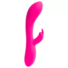   Platanomelón Lucas - vibrator met clitorisstimulatie - oplaadbaar - roze