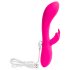 Platanomelón Lucas - oplaadbare vibrator met clitorisstimulator (roze)