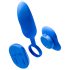 Platanomelón Mobi - oplaadbare, draadloze vibrator set - 2-delig (blauw)