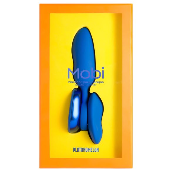 Platanomelón Mobi - oplaadbare, draadloze vibrator set - 2-delig (blauw)