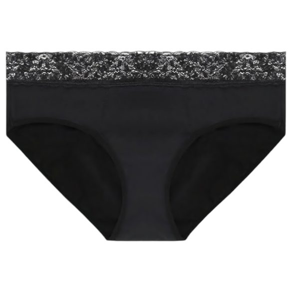 Adalet Natura Super - Menstruatieslip (zwart) - L