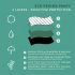 Adalet Natura Super - Menstruatieslip (zwart) - L