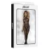 Adalet Kona - open bodystocking - netstof - zwart