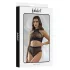 Adalet Marga - lingerie set - netstof - zwart