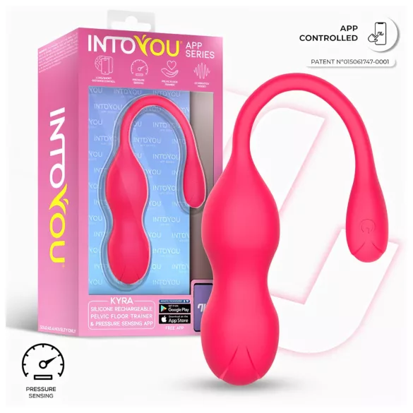 INTOYOU Kyra Pelvic - App-gestuurde vibrerende geishabal (roze)