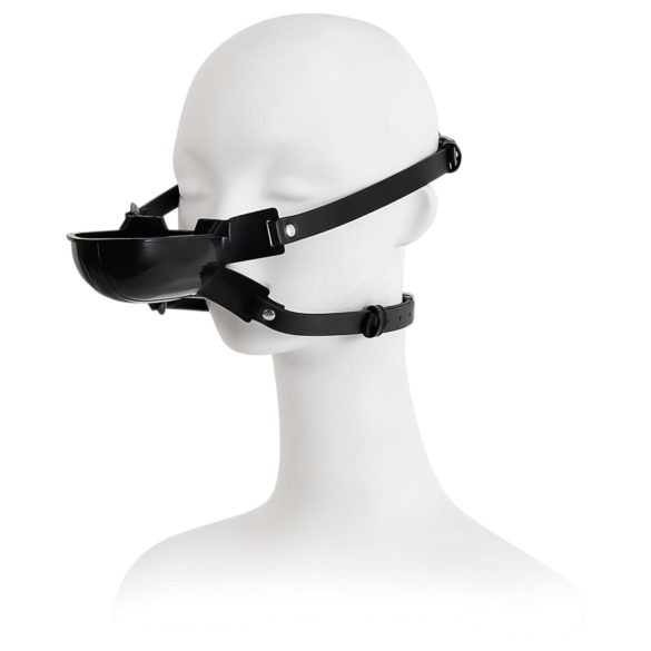 Latetobed - mondknevelaar met drinkfunctie (zwart)