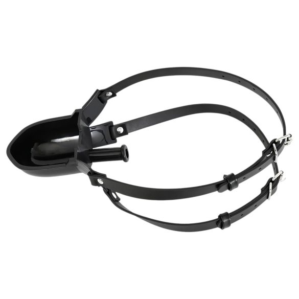 Latetobed - mondknevelaar met drinkfunctie (zwart)