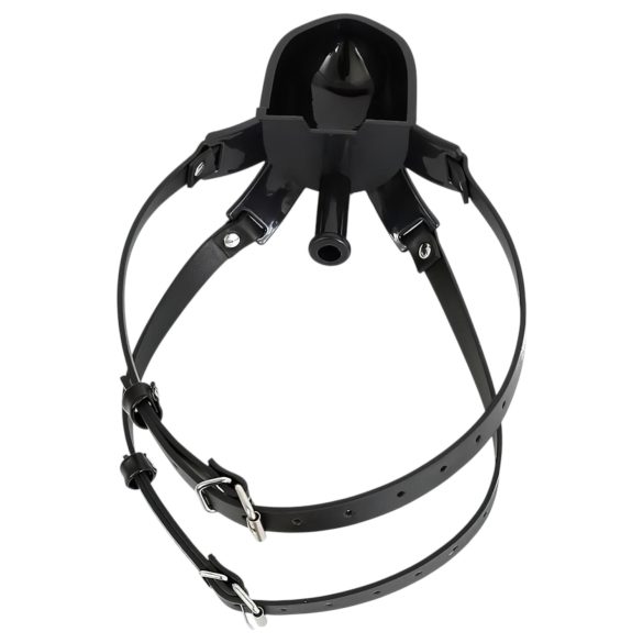 Latetobed - mondknevelaar met drinkfunctie (zwart)