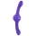 Evolved - dubbele vibrator met trilfunctie - oplaadbaar - paars