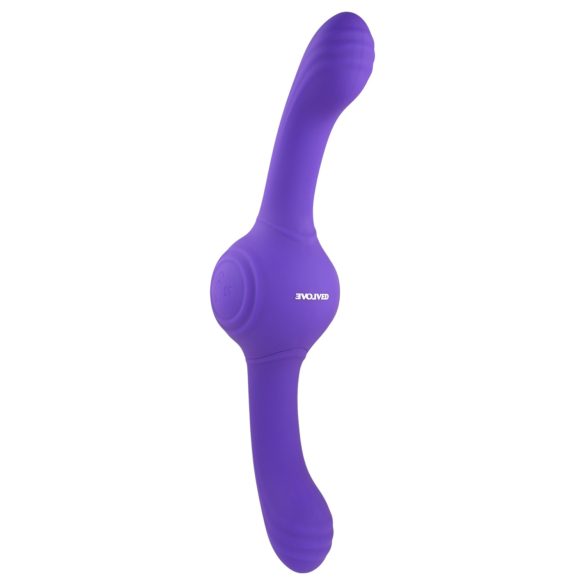 Evolved Our Gyro Vibe - oplaadbare, dubbele vibrerende vibrator (paars)