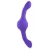 Evolved - dubbele vibrator met trilfunctie - oplaadbaar - paars