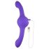 Evolved Our Gyro Vibe - oplaadbare, dubbele vibrerende vibrator (paars)