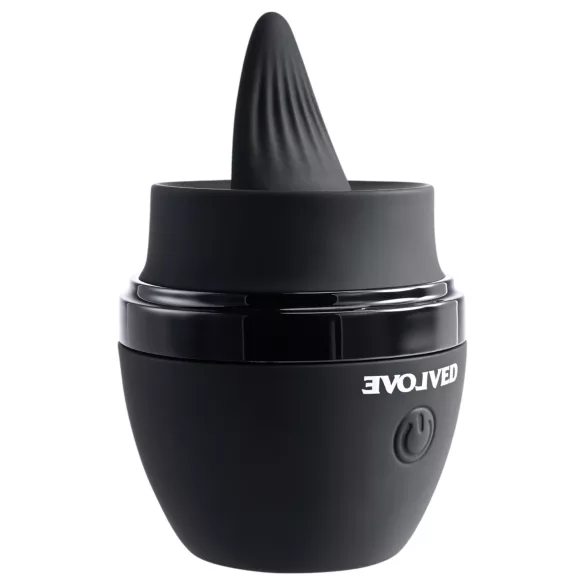 Evolved - Vibrator met tongbeweging - Oplaadbaar - Zwart