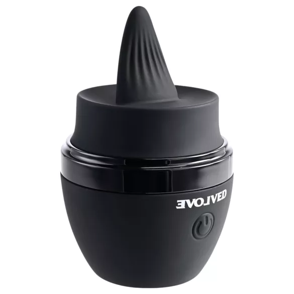 Evolved - Vibrator met tongbeweging - Oplaadbaar - Zwart