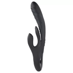 Playboy Rapid Rabbit - rabbit vibrator - oplaadbaar - zwart